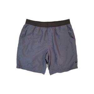 Prana Men's Grey Super Mojo Yoga  Workout Crossfit‎ Shorts XL